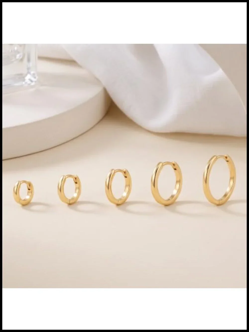 14K Gold Hoop Earrings for Women Small Huggie Earrings Hypoallergenic